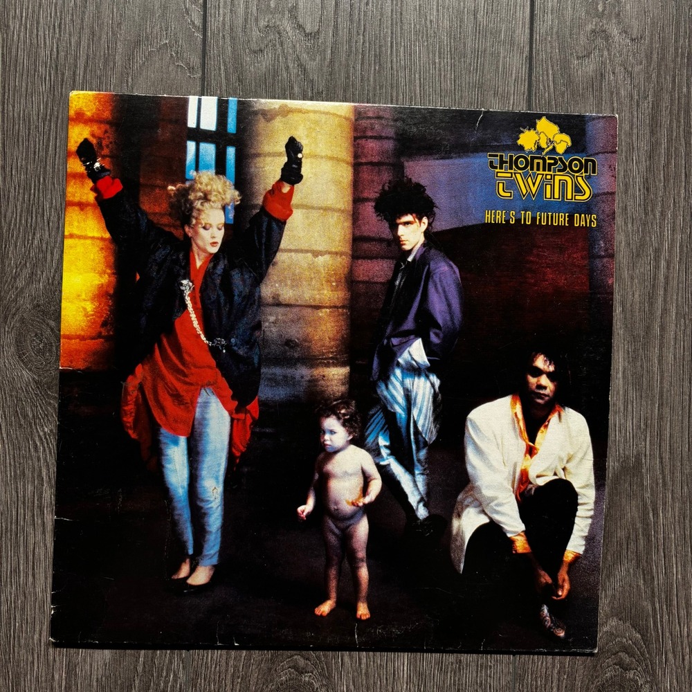 Thompson Twins Here's to Future Days Vinyl LP 1985 Arista AL8-8276 Nile Rodgers